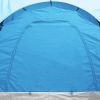 Camping Tent 6 Persons Blue and Light Blue