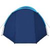 Waterproof Camping Tent 4 Persons Navy Blue/Light Blue